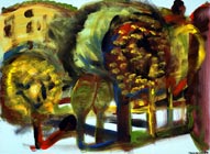 "1" from series "Landscape"
Graphics.  Olena Pryduvalova - Ukrainian Artist. Virtual Art Gallery. Property of the author
(Paper, gouache)